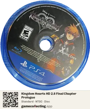 Kingdom Hearts HD 2.8 Final Chapter Prologue PlayStation 4, NTSC disc