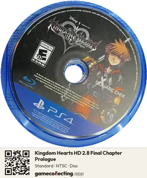 Kingdom Hearts HD 2.8 Final Chapter Prologue PlayStation 4, NTSC disc