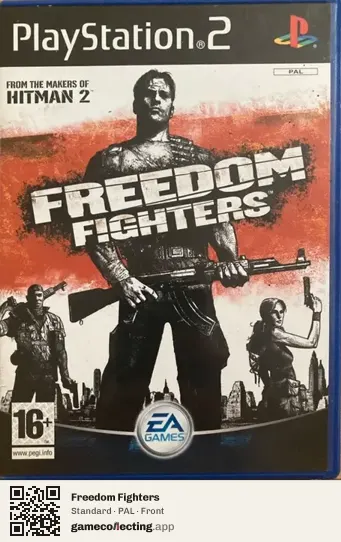 Freedom Fighters PlayStation 2, PAL box front