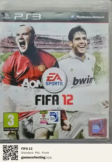 FIFA 12 PlayStation 3, PAL box front