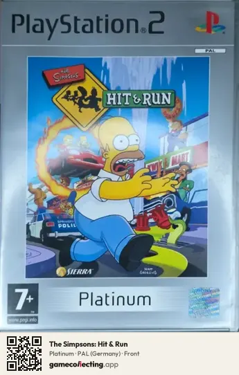 The Simpsons: Hit & Run PlayStation 2, Germany box front