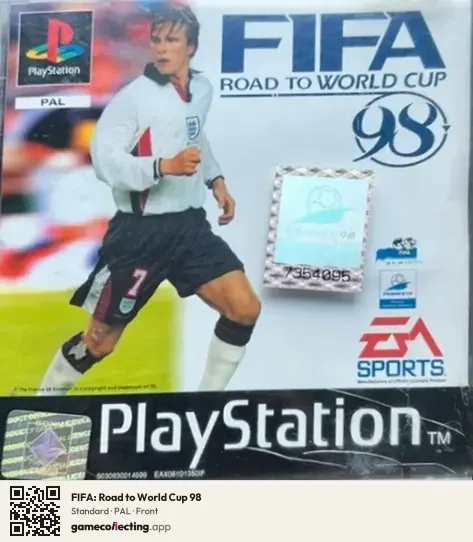 FIFA: Road to World Cup 98 PlayStation, PAL box front
