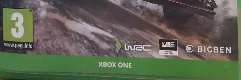 WRC 8, the PEGI square on its front