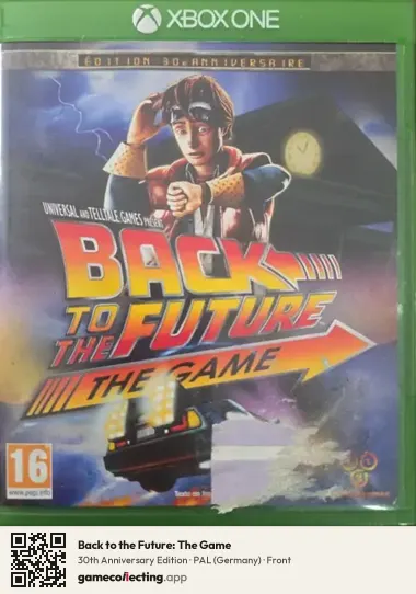 Back to the Future: The Game Xbox One, Germany box front