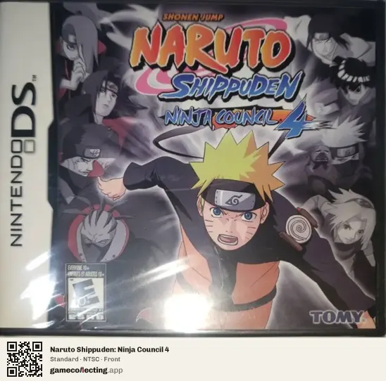Naruto Shippuden: Ninja Council 4 Nintendo DS, NTSC box front
