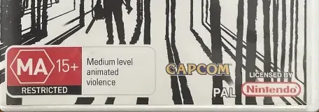 Resident Evil 4, the Australian classification mark on its front