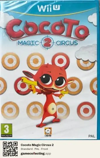 Cocoto Magic Circus 2 Nintendo Wii U, PAL box front