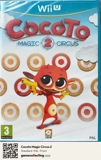 Cocoto Magic Circus 2 Nintendo Wii U, PAL box front