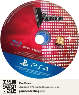 The Voice PlayStation 4, PAL disc