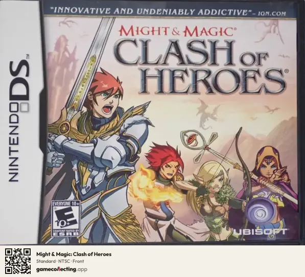 Might & Magic: Clash of Heroes Nintendo DS, NTSC box front