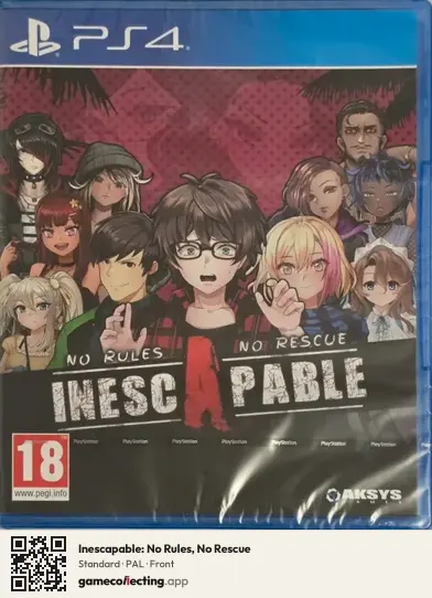 Inescapable: No Rules, No Rescue PlayStation 4, PAL box front