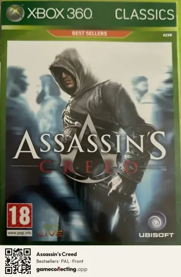 Assassin's Creed Xbox 360, PAL box front