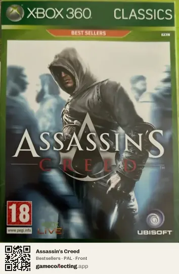Assassin's Creed Xbox 360, PAL box front