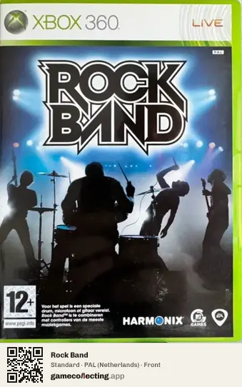 Rock Band Xbox 360, Netherlands box front