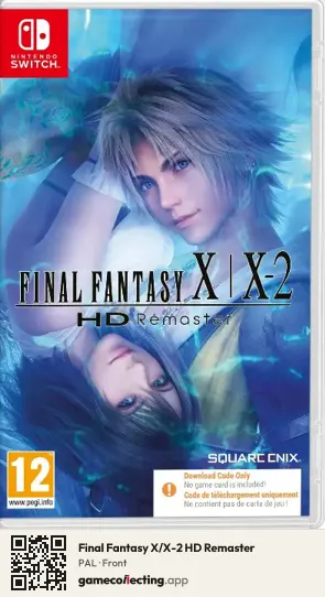 Final Fantasy X/X-2 HD Remaster Nintendo Switch, PAL box front