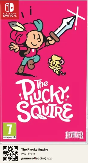 The Plucky Squire Nintendo Switch, PAL box front