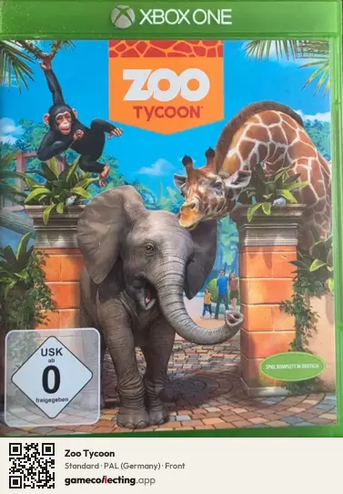 Zoo Tycoon Xbox One, Germany box front