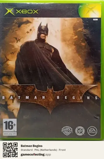 Batman Begins Xbox, Netherlands box front