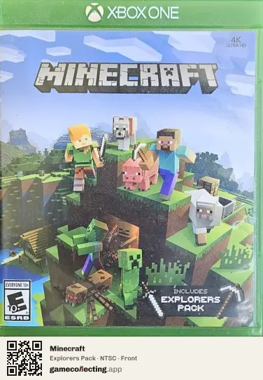 Minecraft Xbox One, NTSC box front