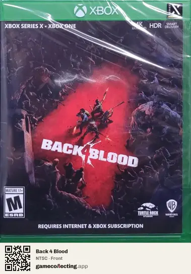 Back 4 Blood Xbox Series X, NTSC box front