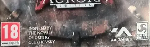 Metro Exodus, the PEGI square on its front