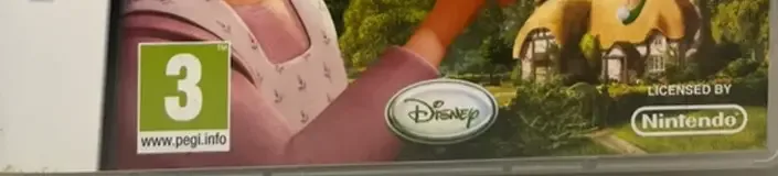 Tinker Bell and the Great Fairy Rescue, the PEGI square on its front