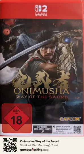 Onimusha: Way of the Sword Nintendo Switch 2, Germany box front