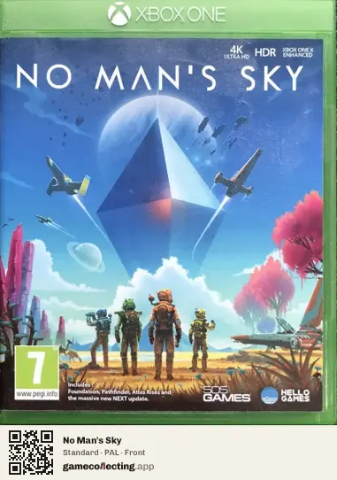 No Man's Sky Xbox One, PAL box front