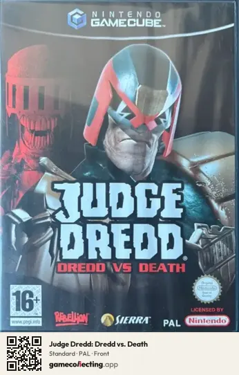 Judge Dredd: Dredd vs. Death Nintendo GameCube, PAL box front