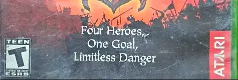 Dungeons & Dragons: Heroes, the ESRB box on its front