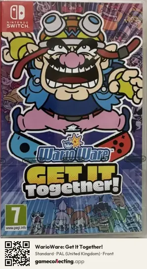WarioWare: Get It Together! Nintendo Switch, United Kingdom box front