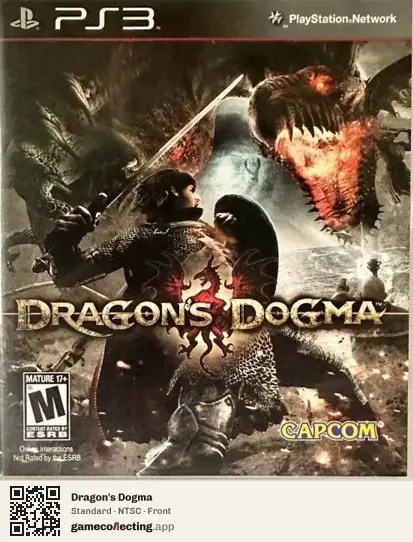 Dragon's Dogma PlayStation 3, NTSC box front