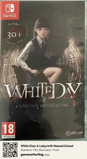White Day: A Labyrinth Named School Nintendo Switch, Germany box front