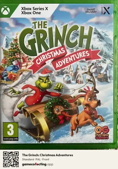 The Grinch: Christmas Adventures Xbox Series X, PAL box front