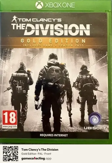 Tom Clancy's The Division Xbox One, PAL box front