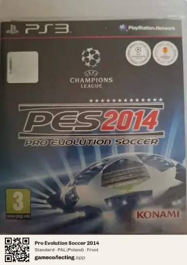 Pro Evolution Soccer 2014 PlayStation 3, Poland box front