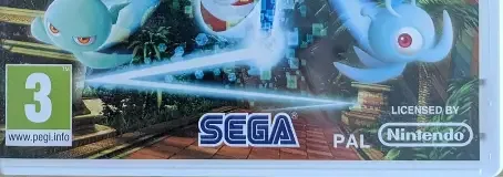 Sonic Colors, the PEGI square on its front