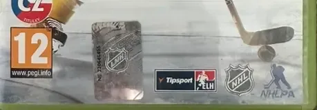 NHL 15, the PEGI square on its front