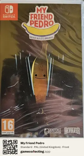 My Friend Pedro Nintendo Switch, United Kingdom box front