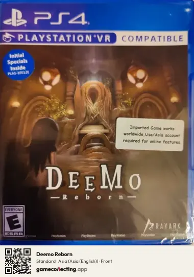 Deemo Reborn PlayStation 4, Asia (English) box front