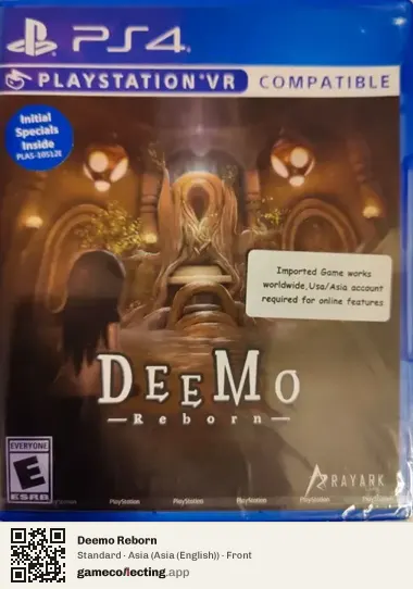 Deemo Reborn PlayStation 4, Asia (English) box front