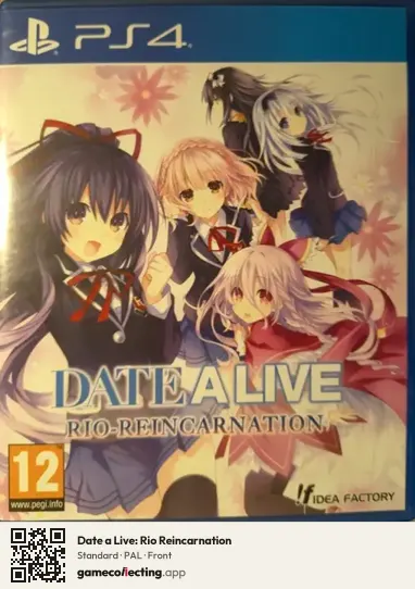 Date a Live: Rio Reincarnation PlayStation 4, PAL box front