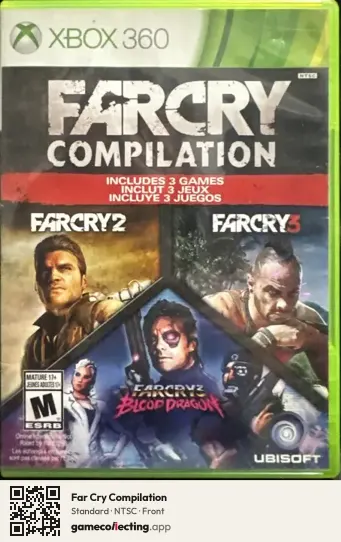 Far Cry Compilation Xbox 360, NTSC box front