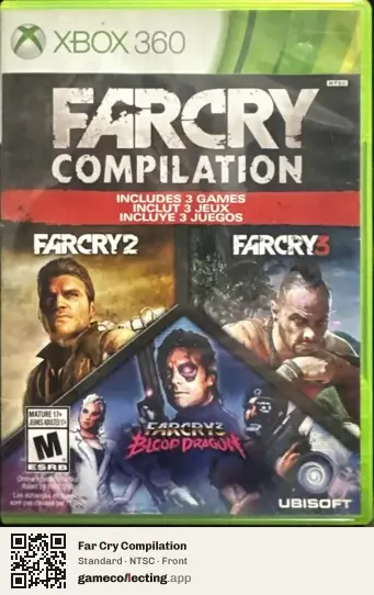 Far Cry Compilation Xbox 360, NTSC box front