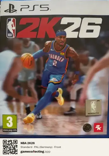 NBA 2K26 PlayStation 5, Germany box front