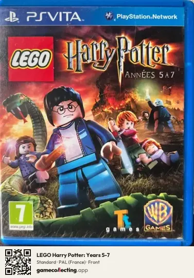 LEGO Harry Potter: Years 5-7 PlayStation Vita, France box front
