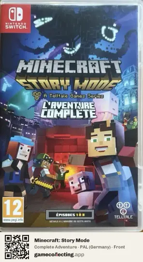 Minecraft: Story Mode Nintendo Switch, Germany box front