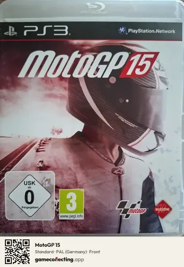 MotoGP 15 PlayStation 3, Germany box front