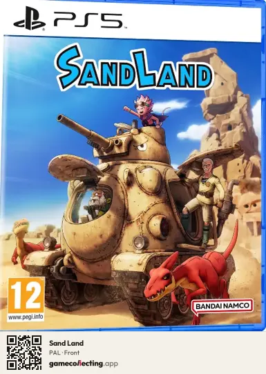 Sand Land PlayStation 5, PAL box front