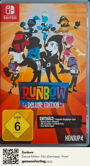 Runbow Nintendo Switch, Germany box front